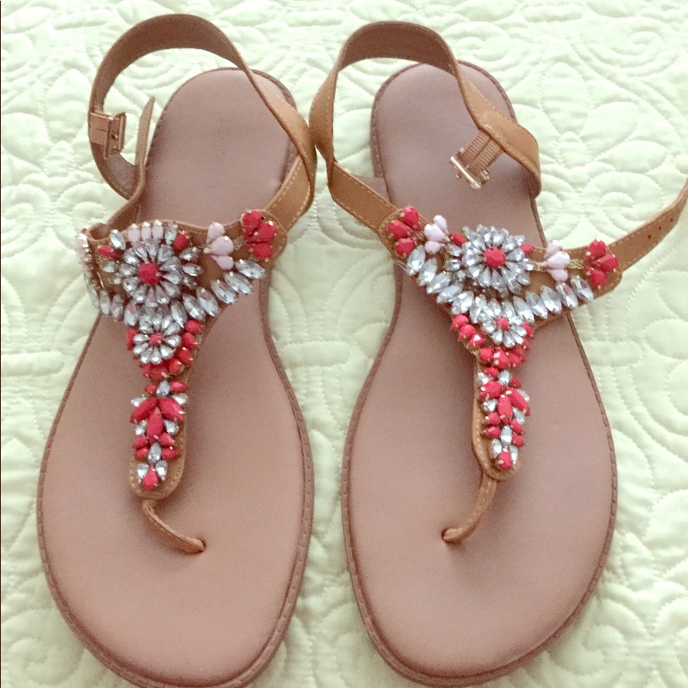 Torrid Bejeweled Sandals